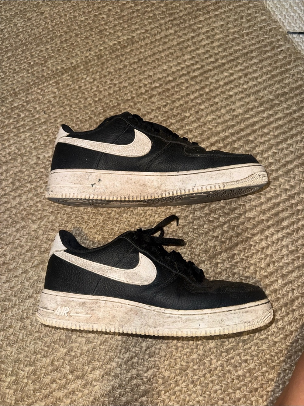 Nike Black Sneakers with White Swoosh